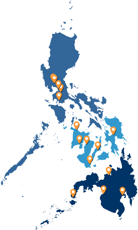 service bases location map